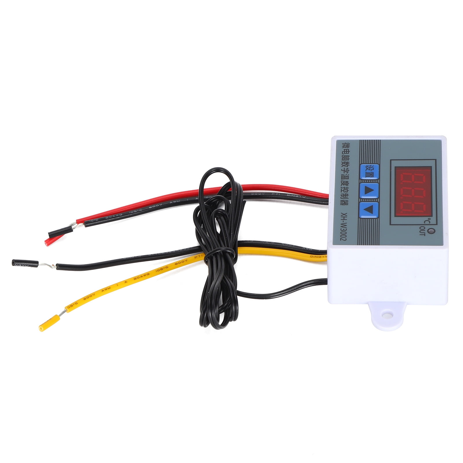 XH 3002 Microcomputer Digital Temperature Controller Digital Heat Mat Thermostat Controller for Seed Germination Reptiles and Brewing Breeding Incubation