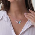 thumbnail image 4 of Pendentif Papillon d'Amour Mode pour Dames Collier Bon Ami Cadeau Bijoux, 4 of 9