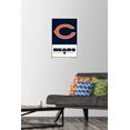 thumbnail image 3 of NFL Chicago Bears - Logo 21 Wall Poster, 22.375" x 34" Framed, 3 of 4