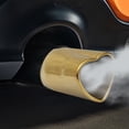 thumbnail image 1 of TopLLC Exhaust Pipe Muffler Tailpipe Car Modification Exhaust Pipe Heart shaped tail throat, 1 of 6