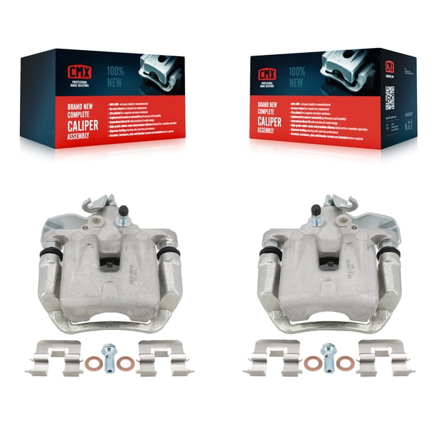 CMX Rear Disc Brake Caliper Assembly Left Right Side (Driver Passenger) Kit for Car 2014-2018 Kia Soul KBC-100432