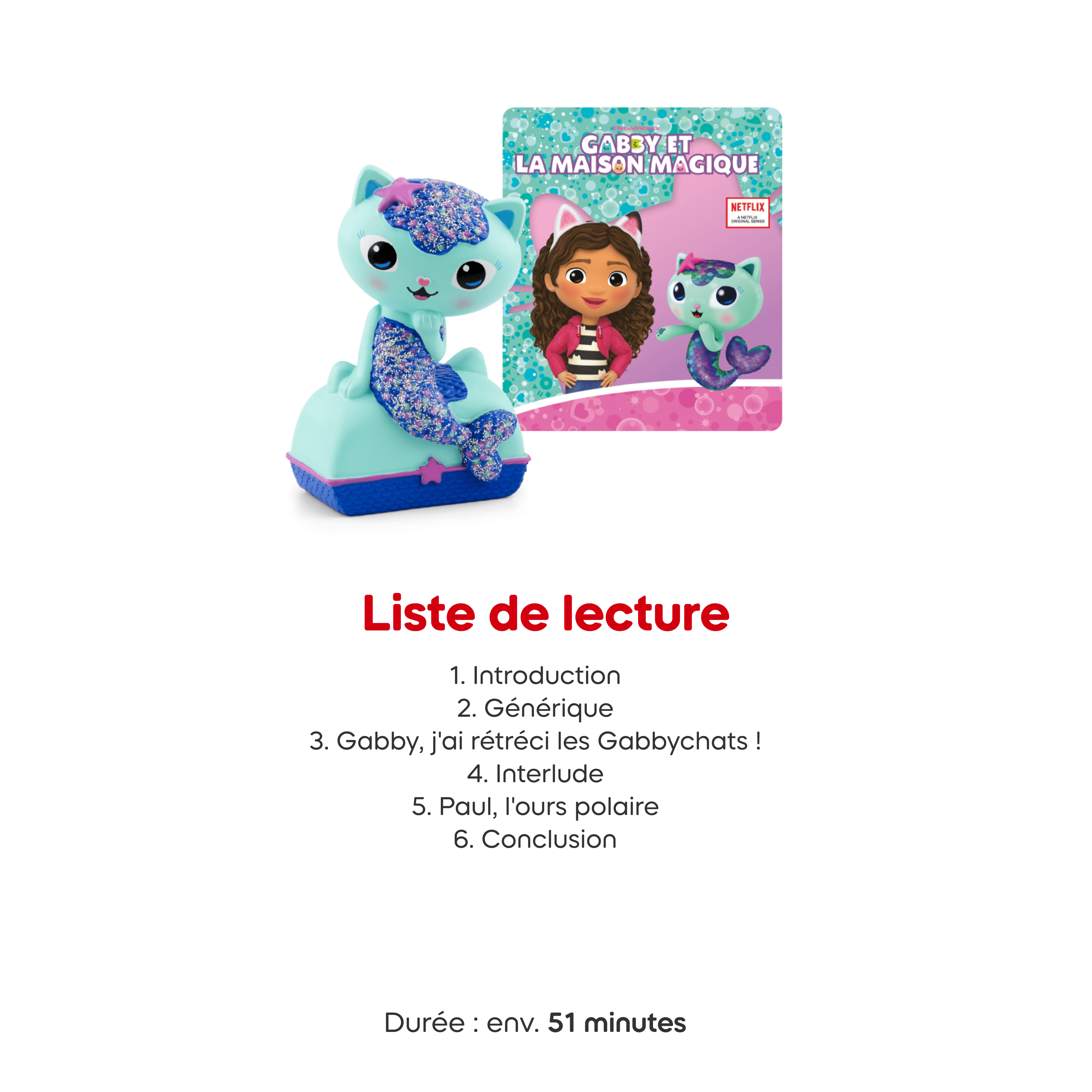 tonies La maison de Gabby : Marine Tonie Figurine (French)