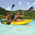 thumbnail image 2 of Costway Ensemble de Kayak Gonflable Portable pour 2 Personnes avec Rames en Aluminium, Siège Rembourré en EVA, Jaune, 2 of 10