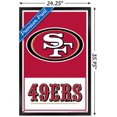 thumbnail image 2 of NFL San Francisco 49ers - Logo 21 Wall Poster, 22.375" x 34" Framed, 2 of 4