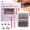 Rose-Segmenté(240 pcs 30D), variante sur Fofosbeauty Kit d'Extension de Cils DIY, Grappe de 126 Pcs pour Cils Individuels, Grappes de Cils Mixtes 10-18 mm pour Femmes, Enfants, Ados, avec Dissolvant de Joint de Liaison des Cils (5 ml) Brosse Pince à Cils, Noir Naturel