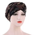 thumbnail image 4 of Turban pour Femmes, Bandeau, Bonnet Pré-Noué, Tuque, Bonnet de Nuit, Bandeau, 4 of 8