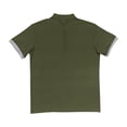 thumbnail image 4 of EOYWHK Henley Shirts for Men Business Casual Button Up Short Sleeve Tees Solid Color Stand Collar Work Blouse, 4 of 7
