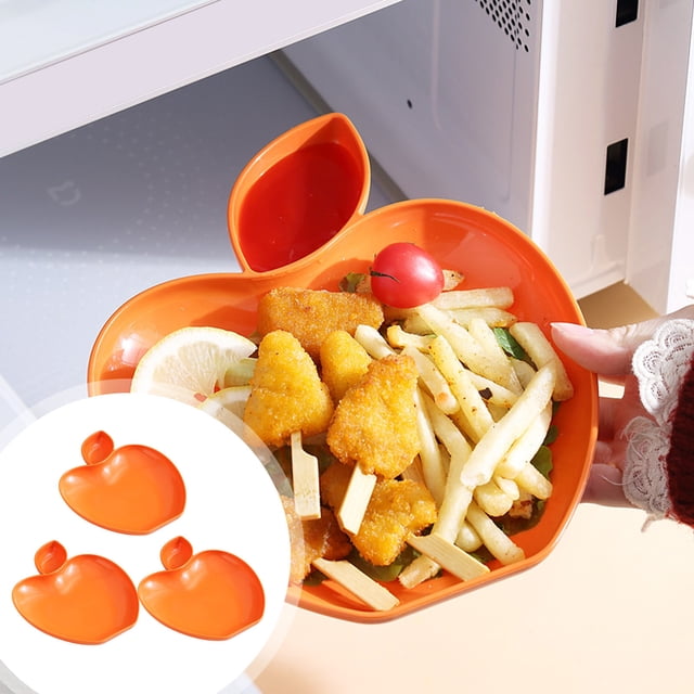 Limited Time Only! 3-Pack Dinner Plates, 8.66-Inch Plastic Plates, Microwave & Dishwasher Safe, Reusable Lightweight Plates for Home, Kitchen, and Outdoor Use