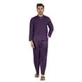 thumbnail image 1 of Inkmeso SolidNightwearSet For Men's Short Sleeve Pjs Loungewear Sets Soft Cotton Designer Sleepwear, 1 of 7