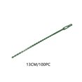 thumbnail image 2 of HOARBOEG 100pc 13/23cm Multipurpose Green Binding Tree Vines Plastic Fixed Horticultural Binding Strap Garden Fish Bones Binding Line, 2 of 6