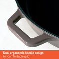 thumbnail image 4 of Meyer Enameled Cast Iron Kadai with Lid, 26cm, Induction Cooktop Compatible, 4 of 8