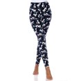 thumbnail image 2 of White Mark Legging Imprimé Chat Super Doux pour Femmes, 2 of 5