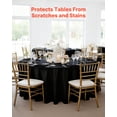 thumbnail image 2 of VEVOR 10 Pack Polyester Table Cloth, 120 Inches in Diameter, Stain- & Wrinkle- Resistant, Machine Washable Table Clothes, Polyester Fabric Table Covers for Wedding, Party, Banquet, Formal Events, 2 of 9