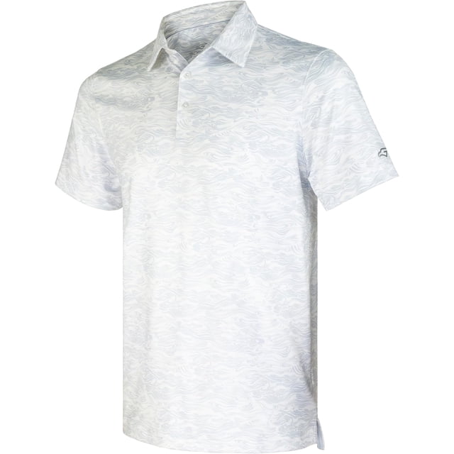 Polos de Golf pour Hommes à Manches Courtes, Évacuation de l'Humidité, Coupe Sèche, Motifs Imprimés, Polo de Performance à Col, Polos de Golf pour Hommes