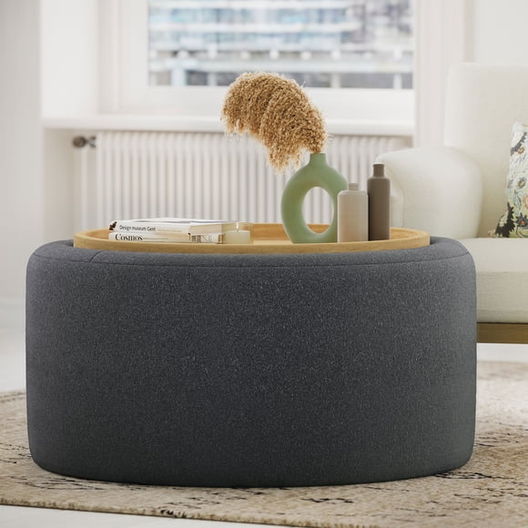 Beautiful Drew Stowaway Coffee Table with Storage by Drew Barrymore