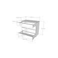 thumbnail image 3 of Nexera Paris 4-Drawer Chest, White, 3 of 6