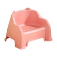 thumbnail image 1 of Pink Kids Stool With Backrest Stackable Plastic Seat Mini Chair For Home Playroom Stackable Kids Stool Ergonomic Design Skidproof Base 12.99 X 10.55 X 9.37 Inches, 1 of 7