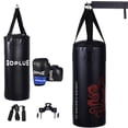 thumbnail image 1 of Goplus 2 FT Kids Punch Bag Boxing Set Kick Ball Gloves Skipping Rope Hook Children Boys, 1 of 10