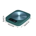 thumbnail image 2 of JilgTeok 4 Packs 55 Degree Auto Heating Cup Warmer Pad, Constant Temperature Mug Warmer for Coffee Tea, Small Desktop Warmer for Stainless Steel Ceramic Glass Cups, 2 of 4