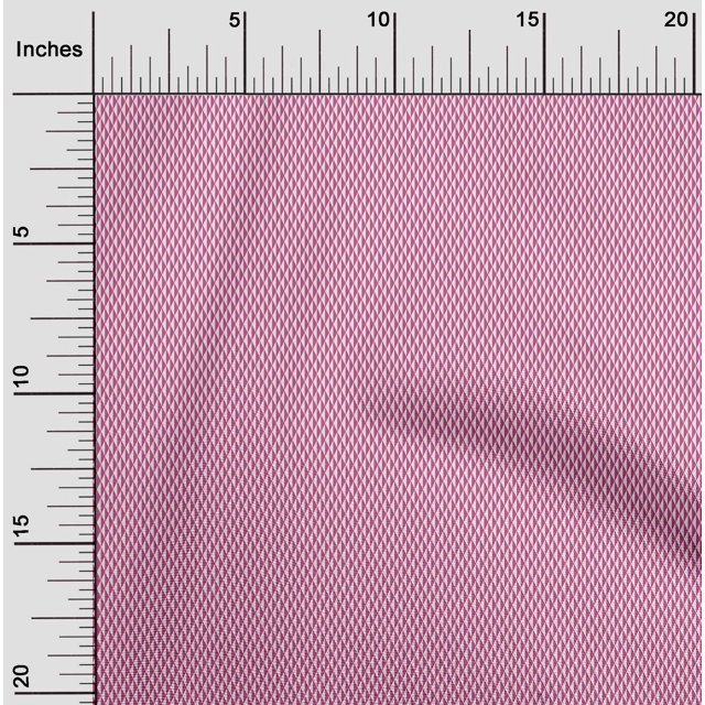 oneOone Viscose Chiffon Fabric Triangle Geometric Print Fabric BTY 42 Inch Wide