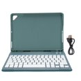 thumbnail image 2 of Tablet Keyboard Case, Backlit Magnetic Wireless Tablet Keyboard Case PU TPU with Pen Holder for 9.7 Inch Tablets Pink,Green, 2 of 7