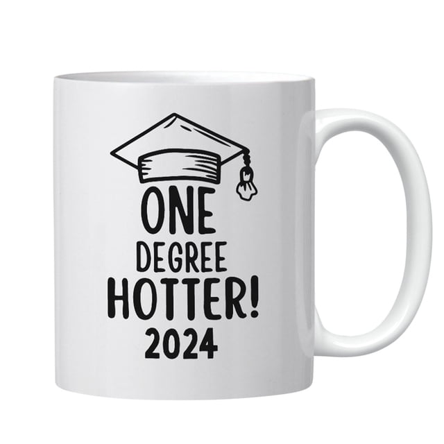 Camping Coffee Mug Ceramic 350 ml Capacity 8 cm Diameter x 8 cm Height for College Graduates Commemorative Use