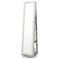 thumbnail image 2 of Giantex 360° Rotating Jewelry Armoire with Higher Full Length Mirror and Inside Makeup Mirror, White, 2 of 8