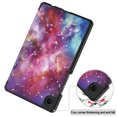 thumbnail image 3 of yeacher Samsung Galaxy Tab A9 & A9 Plus Étui de Protection à Trois Volets avec Réveil/sommeil Automatique, Fermeture Magnétique et Motifs Colorés (8,7/11 Pouces), 3 of 6