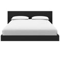 thumbnail image 4 of Nexera Satori Low Platform Queen Bed with Headboard, Black Oak, 4 of 6