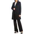 thumbnail image 1 of Calvin Klein Single Breasted Cashmere Wool Blend Reefer Coat Black Size 6 $400, 1 of 1