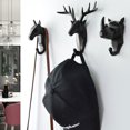 thumbnail image 3 of Wweixi Coat Hooks Easy To Install And Wide Application For Added In Daily Life White gold (horse) 1Set, 3 of 6