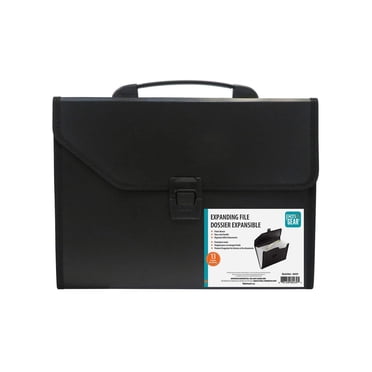 PEN+GEAR 13 POCKETS EXPANDING FILE, BLACK
