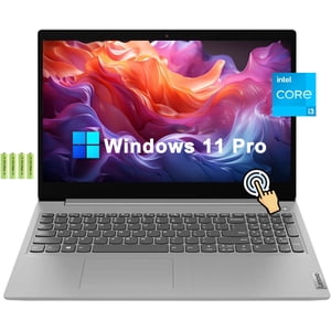 Lenovo Ideapad 3i [Windows 11 Pro] 15 15.6" FHD Ordinateur portable d'affaires à écran tactile, Intel Core i3-1115G4, 24GB RAM, 2TB PCIe SSD, Clavier numérique, Wi-Fi 6, BT 5, HDMI, USB, Lecteur de cartes, w/Battery