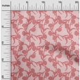 thumbnail image 2 of oneOone Velvet Medium Pink Fabric Floral Botanical Craft Projects Decor Fabric Printed By The Yard 58 Inch Wide, 2 of 4