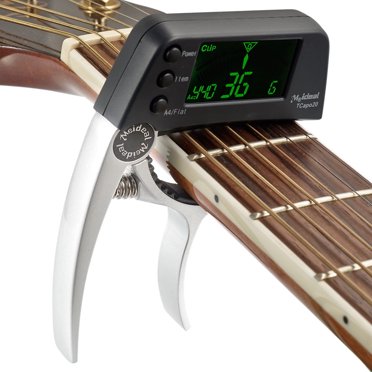 EIGTHTAIL TCapo20 Accordeur Remplaçable Rapidement Matériau en Alliage pour Guitare Électrique Acoustique Basse Chromatique
