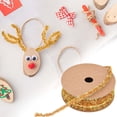 thumbnail image 2 of Gift Wrapping Flocked Ribbon Christmas Decoration DIY Holiday Craft Ribbon for Garlands Bows Tree Decor, 2 of 8