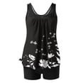 thumbnail image 4 of UPPADA Two Piece Tankini Swimsuits for Women High Waisted 2 Piece Bathing Suits Floral Print Tankini Set Tummy Control Modest Swimwear for Holiday Tank Swimsuits for Women Multicolor,2xl, 4 of 6