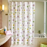 Dvkptbk Printed Shower Curtain Fabric, Farmhouse Shower Curtains for Bathroom, Soft Thick Bath Curtain Hotel Quality, Light-Weight & Machine Washable