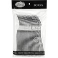 thumbnail image 4 of Lillian Tablesettings 48-Count Premium Plastic Fork, Silver, 4 of 4