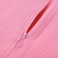 thumbnail image 4 of Women‘s Zipper Robes 3/4 Sleeve Zip Front Robe Knee Length Lightweight Housecoats with Pockets, 4 of 10
