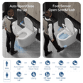 thumbnail image 2 of EPLO Smart Bidet Toilet, Auto Open/Close Lid, Foot sensor Operation,One-Piece Toilet Bidet Thankless, LED Display, 2 of 12