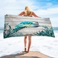 thumbnail image 1 of 30x60 Inch Microfiber Beach Towel - Compact Travel Towel, Sandproof & Fast-Drying for Swimming, Gym, and Outdoor Adventures, 1 of 8