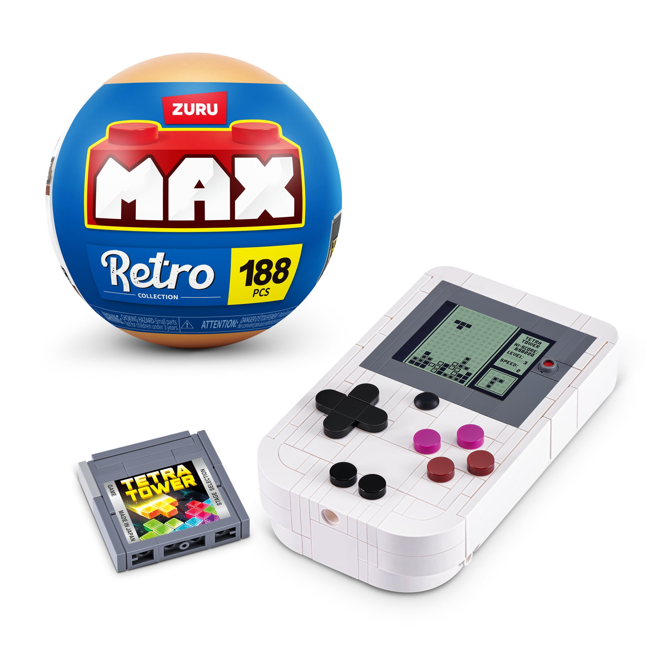 MAX BUILD MORE Premium Retro S2 (Handheld Game Console) by ZURU