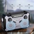 thumbnail image 2 of Yingyy Rechargeable AM/FM Portable Radio With Solar Charging Solar this multi-functional outdoor SOS Powered Hand Cranked Radio NOAA Dynamo, 2 of 6