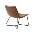 thumbnail image 4 of Heavenly Collection Accent Chair, PU Chair, PU Chair with Black Metal Frame, Lounge Chair, PU Lounge Chair, Living Room Chair, Dining Room Chair, Studio Chair, Restaurant Chair, Indoor Chair, 4 of 7