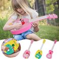 thumbnail image 1 of Isvgxsz 2025 New Clearance Creativity Home Design Children Simulation Ukulele Simulation Guitar Can Play Enlightenment Educational Musical Instruments Early Education Music Toys, 1 of 5