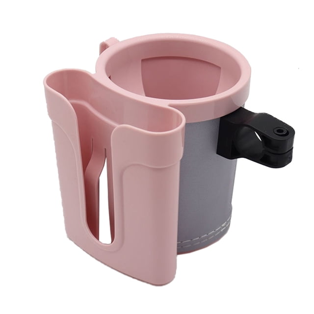 Transemion Bike Cup Holder Lightweight Bicycle Cup Holder Easy To Install Good Elasticity pink 1Set