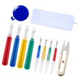 thumbnail image 3 of Luzkey 2xSewing Tool Set with Thread Removal KnifeTape Scissor Needlework Tool Set 2 Pcs, 3 of 8