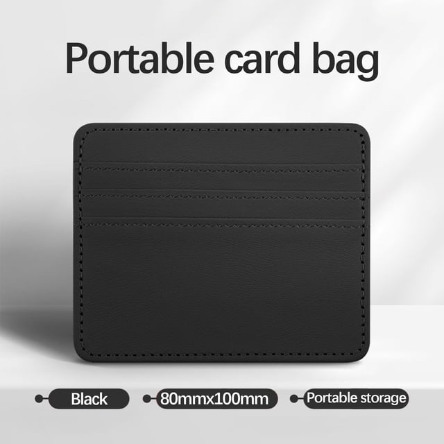 Nilvkv Étui Portefeuille en Cuir à Fentes Multiples avec Blocage Rfid pour Cartes, Grande Capacité, Portefeuille Rfid en Cuir avec Multiples Fentes pour Cartes