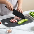 thumbnail image 1 of LSLJS Cutting Boards for Kitchen Cutting Boards Plastic Cutting Board Non-Slip Kitchen Chopping Board With Hanging Hole Handle for Meat Veggies Cutting Boar, 1 of 7